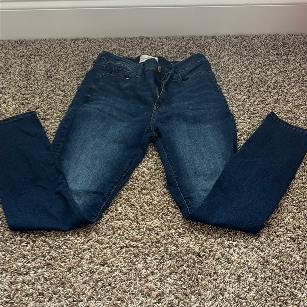 Dark Blue Denim Jeans